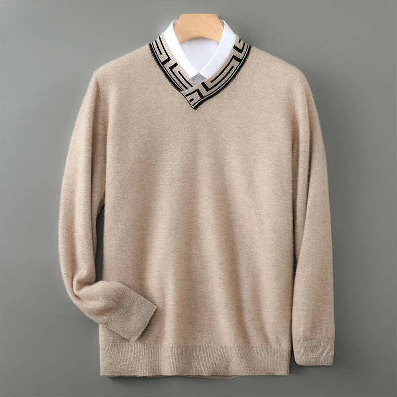 Herren Wollpullover Premium Merino