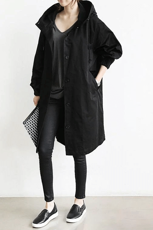 Damen Wasserdichte Funktions-Windjacke mit Kapuze