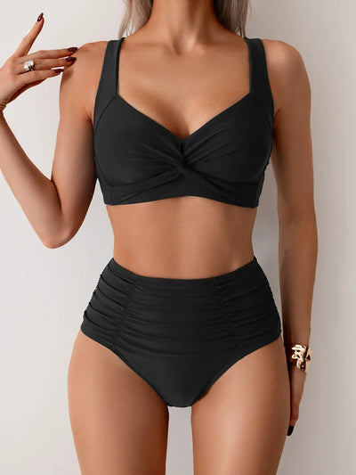 LILIANA | Bikini-Bandeau mit Bauchkontrolle und eleganten Strandstil