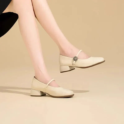 Victoria - Schicke Blockabsatz Pumps Damen