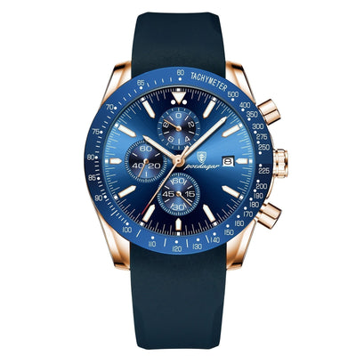 van Baerle® - Strahlendes Datum Chronograph Uhr