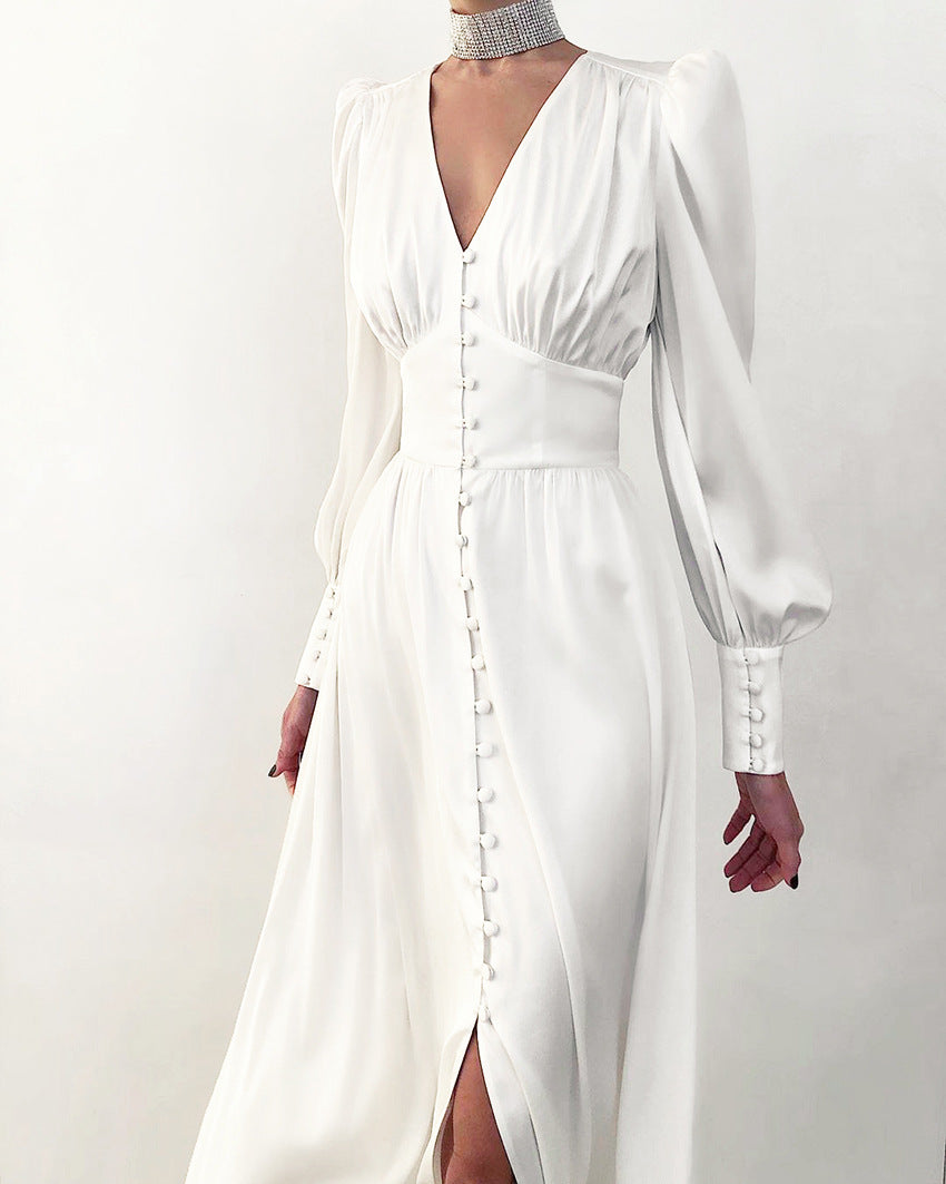 Arya™ – Damen Kleid aus Satin für Festliche Anlässe