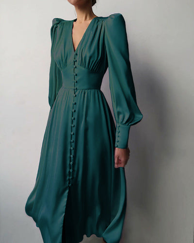 Arya™ – Damen Kleid aus Satin für Festliche Anlässe