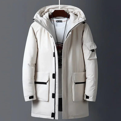 Utility-Kapuzenjacke für Männer mit mehreren Taschen