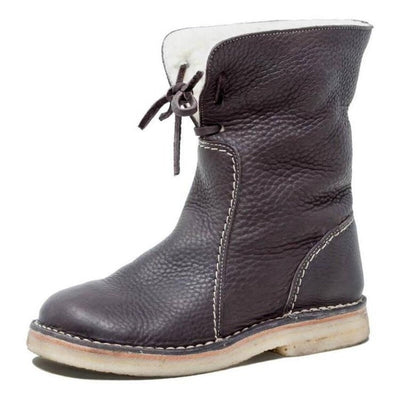Alma - Gemütliche Stiefeletten mit Lammfellfutter für wärmende Wintertage | Warme und stylische Winterstiefeletten für Damen