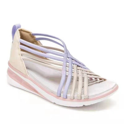 Barbara - Schicke Bequeme Damen Keilsandalen