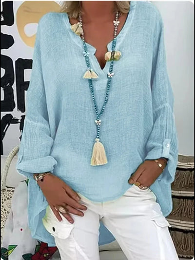 Zilvara | Luftige Oversized Bluse