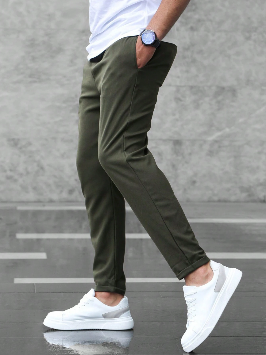 Slim-Fit Stretch Freizeithose für Herren
