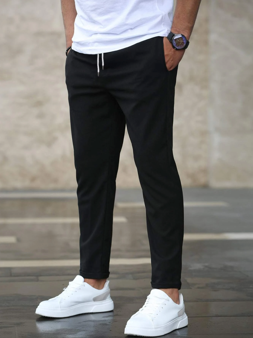 Slim-Fit Stretch Freizeithose für Herren