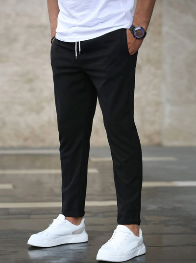 Slim-Fit Stretch Freizeithose für Herren
