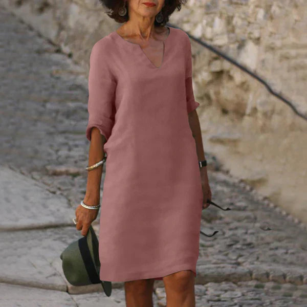 Wendy™ – Damen Kleid mit V-Ausschnitt