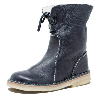 Alma - Gemütliche Stiefeletten mit Lammfellfutter für wärmende Wintertage | Warme und stylische Winterstiefeletten für Damen
