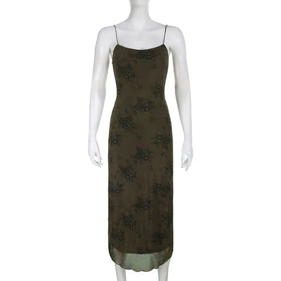 Bianca® | Vintage-Spitzenkleid mit Blumenmuster und transparentem Overlay