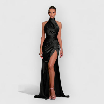 Christine | Elegante Kleid mit Schlitz