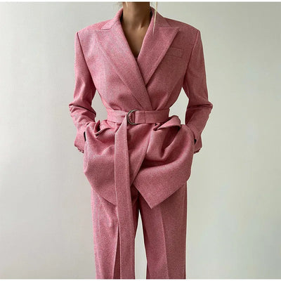 Eleganter Hosenanzug | Korsett-Top & Blazer | Zeitlose Raffinesse