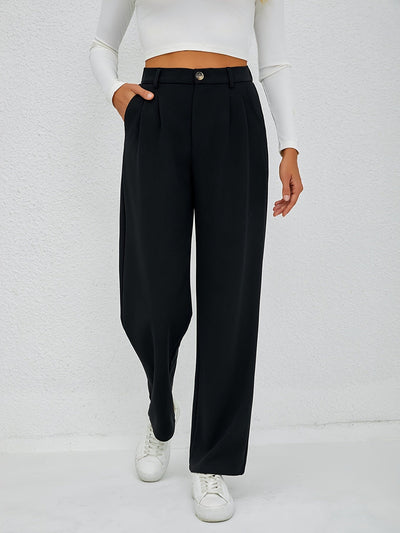 SoleaLux™ – Elegante Damen Stoffhose mit geradem
