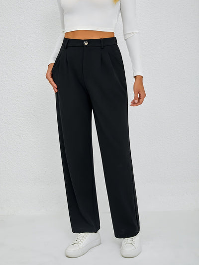 SoleaLux™ – Elegante Damen Stoffhose mit geradem