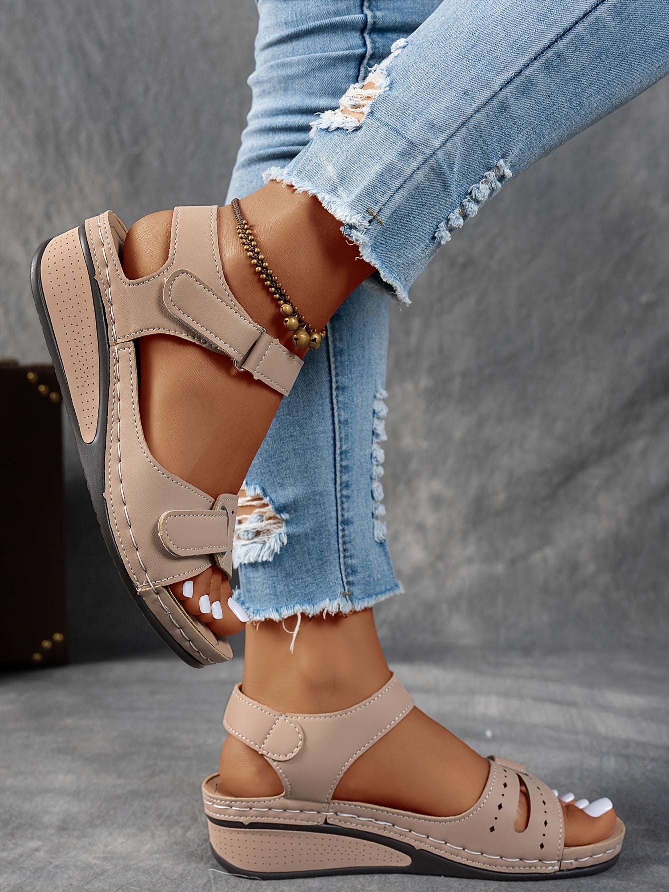 Solevia™ – Damen Sandalen mit Atmungsaktivem Gurt und Flexibler Plattform
