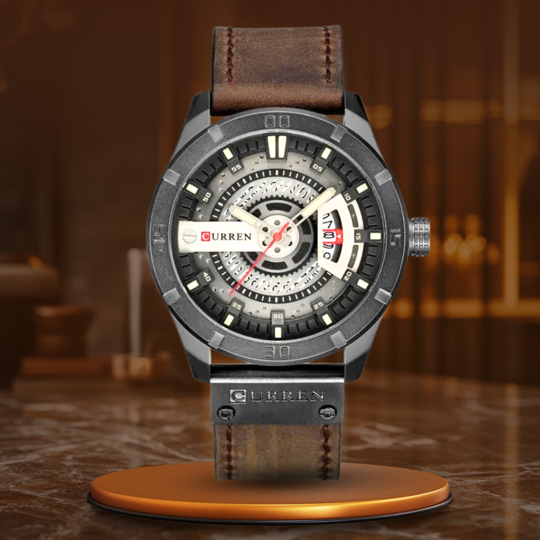 van Baerle® - Sport Militär Herrenarmbanduhr mit Quarz