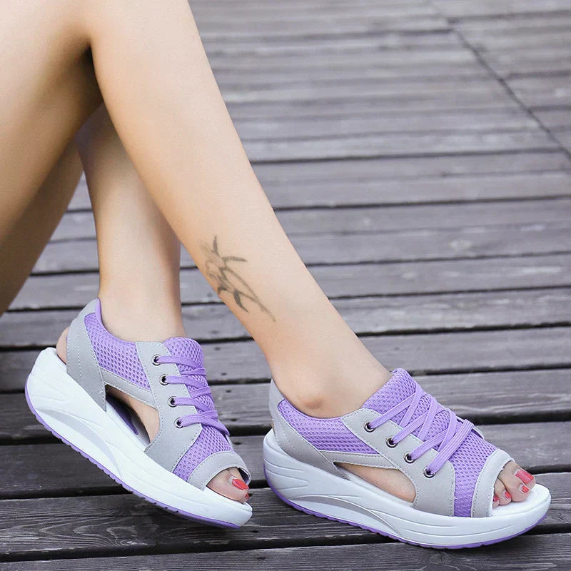 ComfyLift™ – Damen Sandalen mit Gepolstertem Fußbett