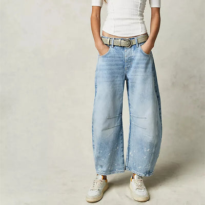 Damen Retro Jeanshose - Lässiger Schnitt