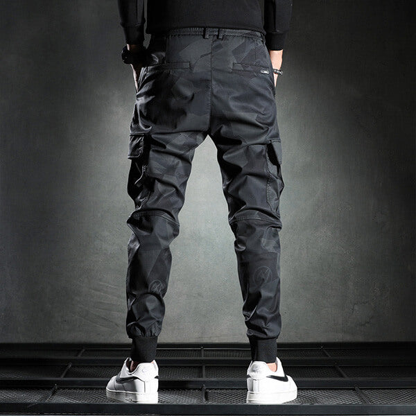 Herren Slim-Fit Chino Hose in Schwarz