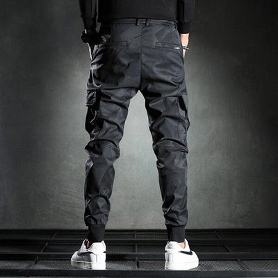 Herren Slim-Fit Chino Hose in Schwarz