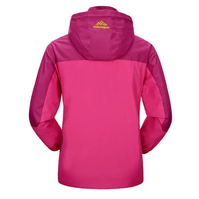 Warme stylische 3-in-1 wasserdichte Regenjacke mit Kapuze für Damen | Ideal für Herbst/Winter