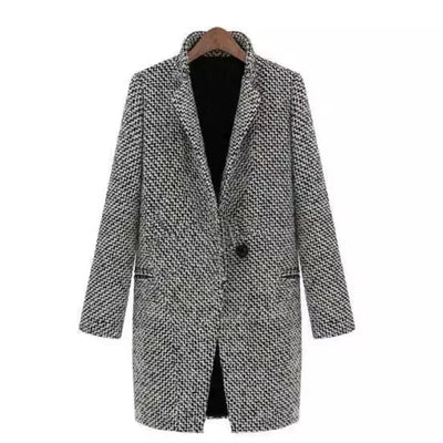 Damen Wintermantel Modern Warm