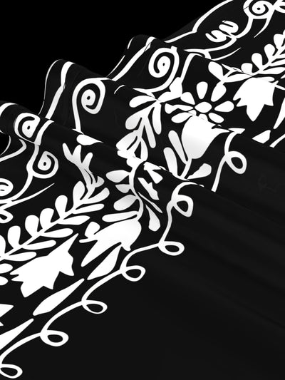 TropiBelle™ – Elegantes Sommerkleid mit stilvollem Tropenmuster