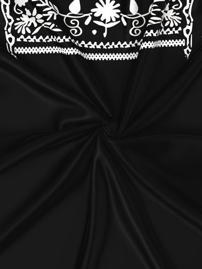 TropiBelle™ – Elegantes Sommerkleid mit stilvollem Tropenmuster