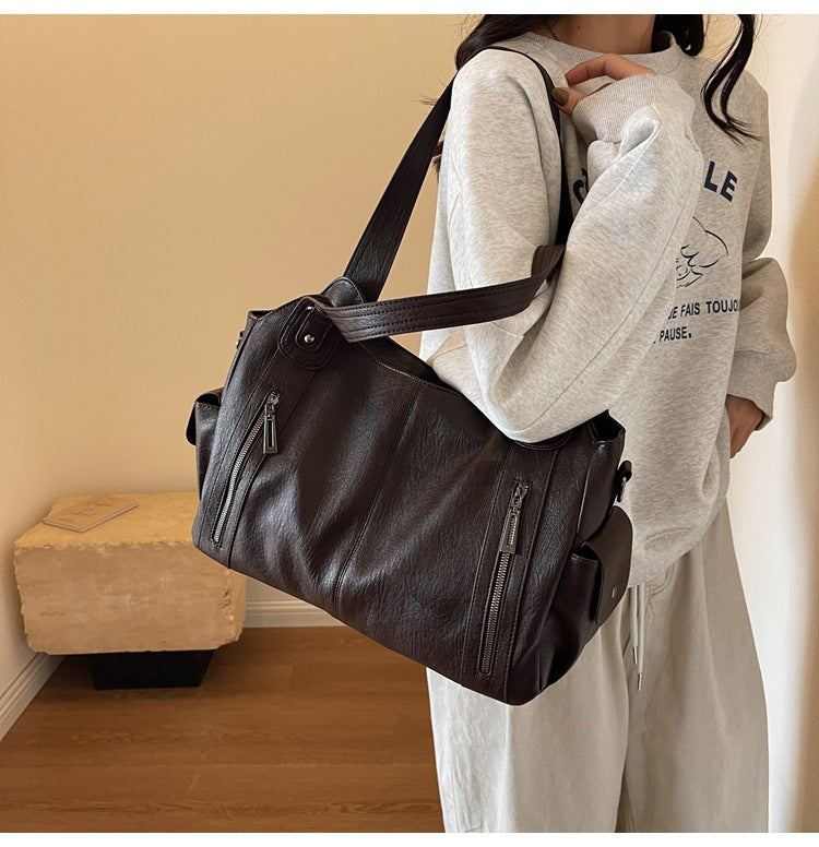 Elegante Leder-Tragetasche für Frauen