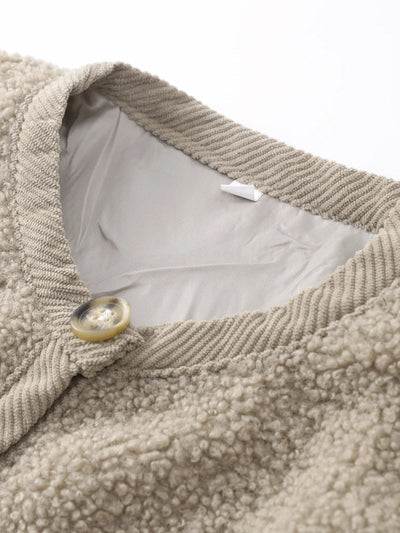 Kuschelige Damen Teddy Strickjacke für den Winter