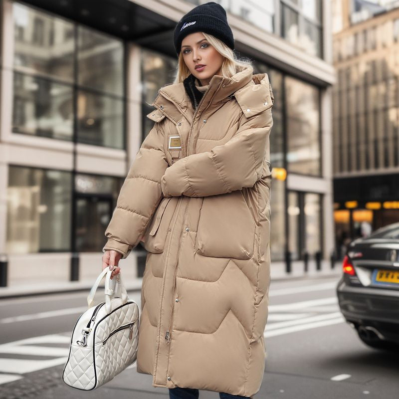 Damen Wintermantel mit abnehmbarer Kapuze - Warm & Wasserdicht