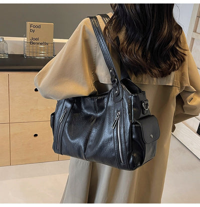 Elegante Leder-Tragetasche für Frauen