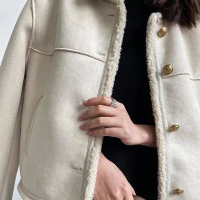 Damen Wildleder Jacke in eleganter Passform
