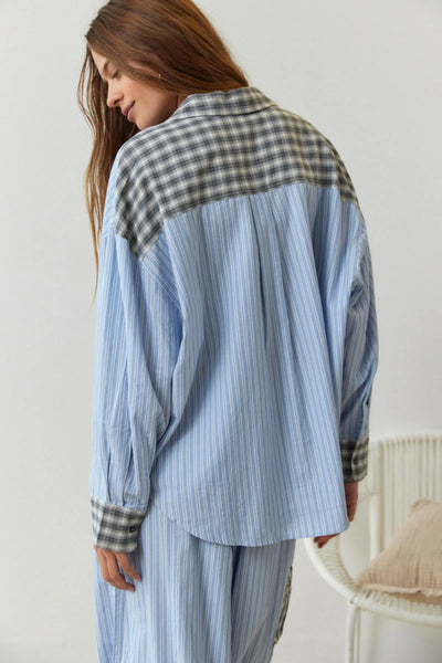 Damen 2-teiliges Pyjama-Set aus Baumwolle - Weich & Atmungsaktiv