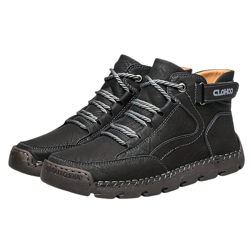 Winterschuhe Herren | Gefütterte Schnürstiefel Knöchelhoch