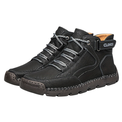 Winterschuhe Herren | Gefütterte Schnürstiefel Knöchelhoch
