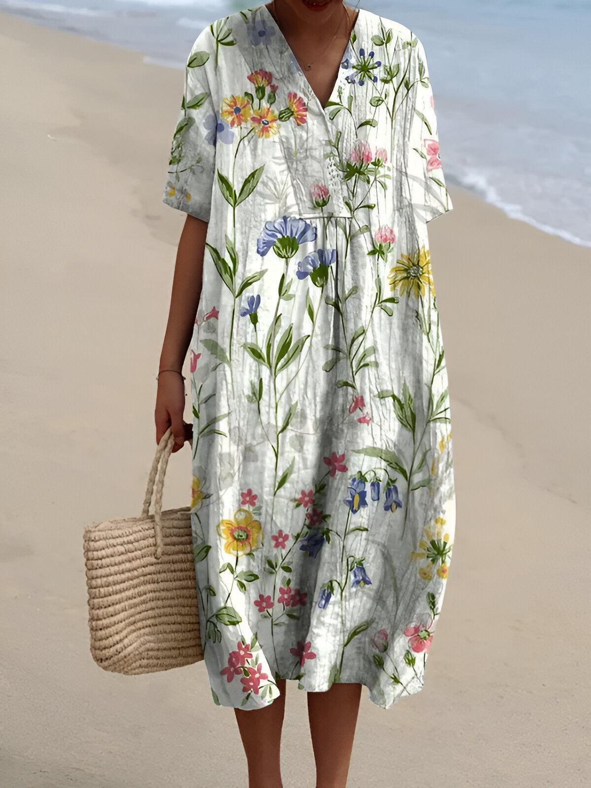 Charmante™ | Bedrucktes Kleid Sommerbrise