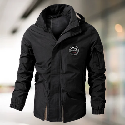 Wasserfeste Outdoor-Jacke mit Kapuze – Winddichte Jacke für Abenteuer und Trekking, funktionales Design für jedes Wetter
