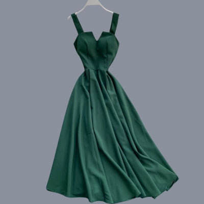 Strahlendes Gelbes Cocktailkleid ohne Ärmel