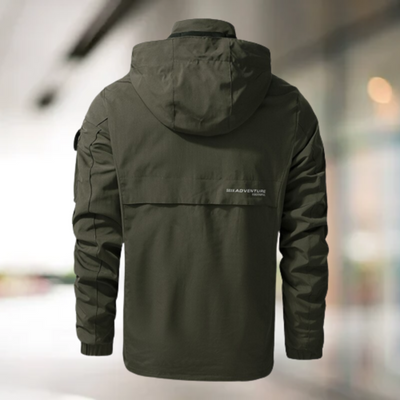 Wasserfeste Outdoor-Jacke mit Kapuze – Winddichte Jacke für Abenteuer und Trekking, funktionales Design für jedes Wetter