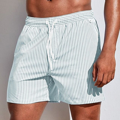 Casual Striped Boardshorts