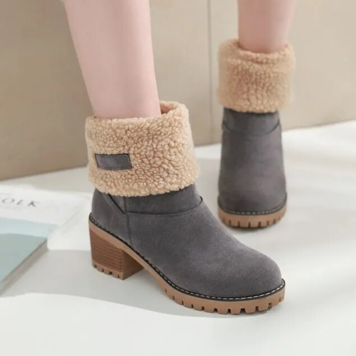 Bequeme Winter Stiefel Mit Baumwolle Für Damen | Perfekt für Outdoor-Aktivitäten