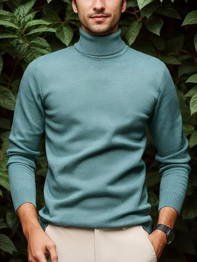 UrbanKnit™ – Eleganter Herren Rollkragenpullover für maximalen Komfort