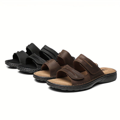 UrbanStride™ – Premium Herren Sandalen aus Echtem Leder