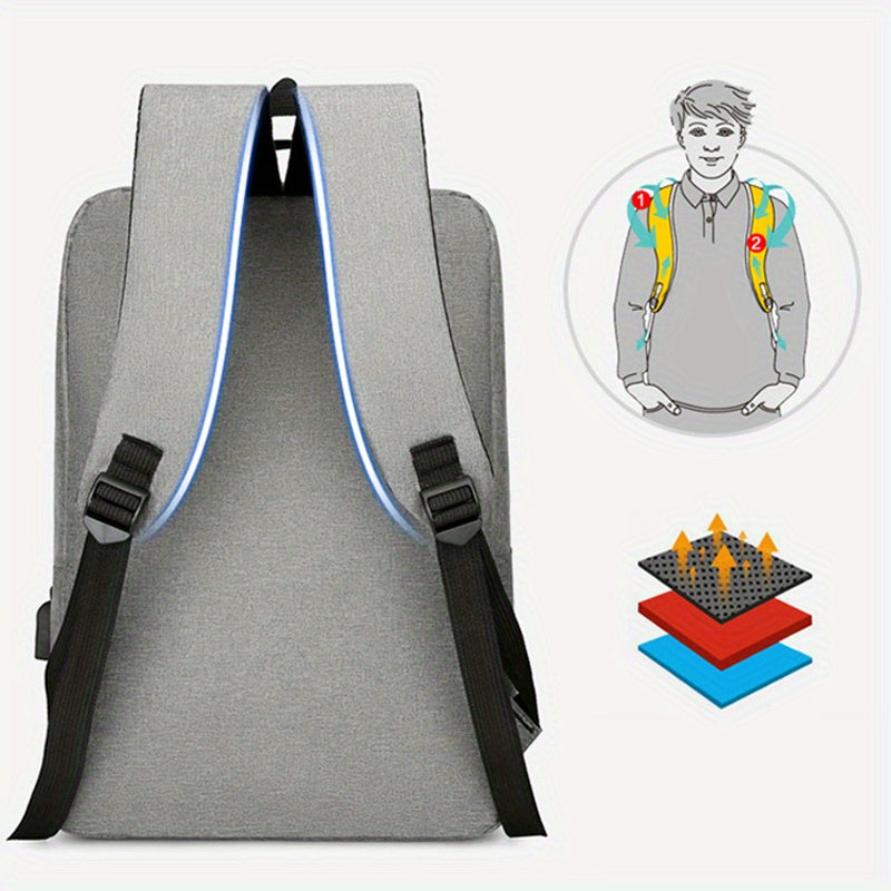 UrbanTrail™ – Herren Laptop Rucksack mit USB-Anschluss