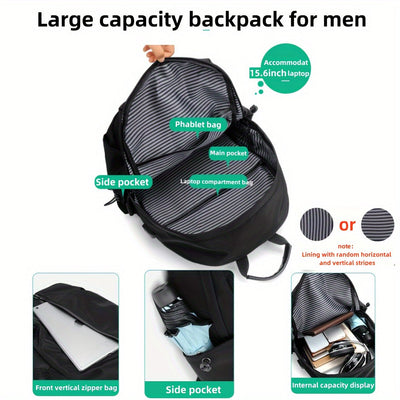 UrbanVault™ – Business Rucksack Herren mit Laptopfach