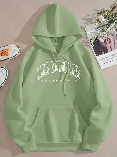 UrbanVibe™ – Trendiger Damen Hoodie mit Los Angeles Print